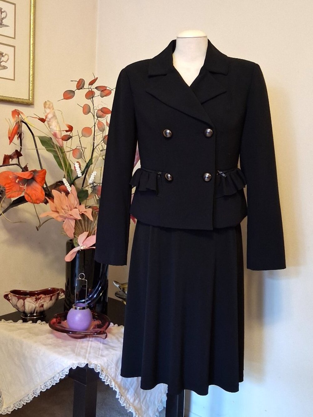Mac & Jac Tailored Lined Blazer Jacket Luxury Fashion Workwear M